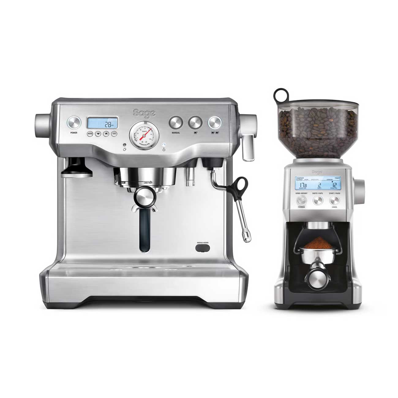 Sage Dual Boiler Espresso Machine Dynamic Duo